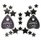 Pastease Liquid Black Ouija Planchette W/ Stars Set - Pasties