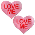 Pastease Liquid Pink Heart - Love Me - Pasties