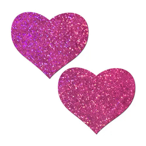 Pastease Love: Bubblegum Pink Hearts Nipple Pasties - Pasties