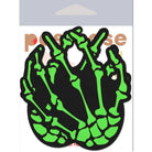 Pastease Neon Green Skeleton Hands - Pasties