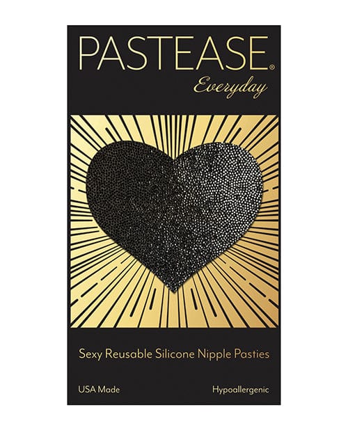 Pastease Pasties Black Pastease Reusable Liquid Heart at the Haus of Shag