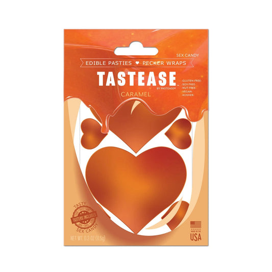 Pastease Pasties Caramel Tastease by Pastease Caramel Candy Edible Pasties & Pecker Wraps at the Haus of Shag
