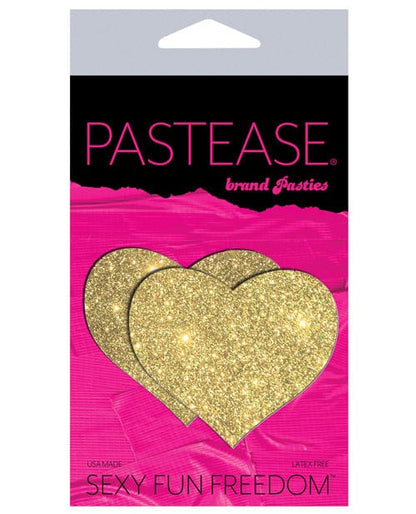 Pastease Pasties Gold Pastease Glitter Heart at the Haus of Shag