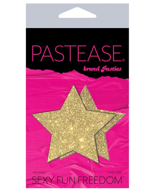 Pastease Pasties Gold Pastease Glitter Star at the Haus of Shag
