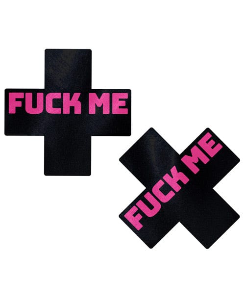 Pastease Pasties Pastease Premium Fuck Me Plus - Black/pink O/s at the Haus of Shag
