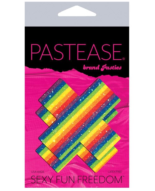 Pastease Pasties Pastease Premium Glitter Plus -  Rainbow O/s at the Haus of Shag
