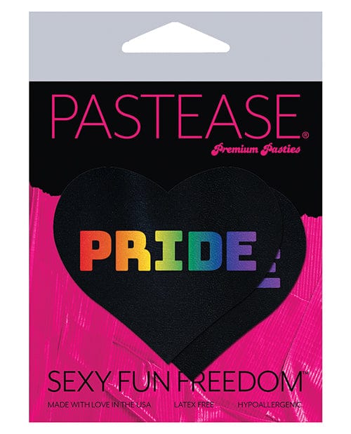 Pastease Pasties Pastease Premium Pride  - Rainbow/black O/s at the Haus of Shag