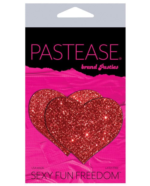 Pastease Pasties Red Pastease Glitter Heart at the Haus of Shag