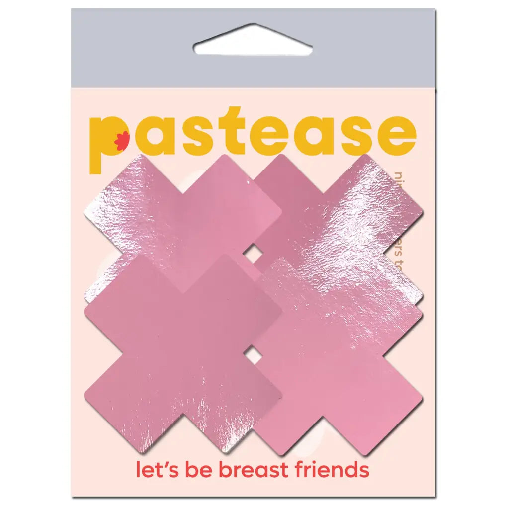 Pastease Petite Plus X Faux Latex Crosses - Lingerie & Clothing