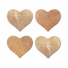 Pastease Petites Liquid Hearts Pasties Rose Gold 2-Pack - Pasties