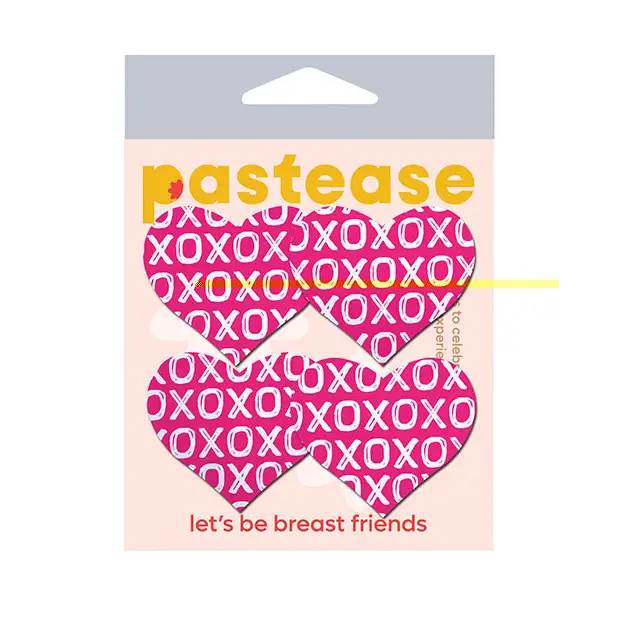 Pastease Petites Xo Hearts - Pink O/s - Pasties