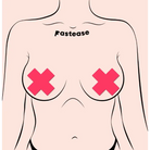 Pastease Plus X Glow In The Darl Neon Pink Cross - General