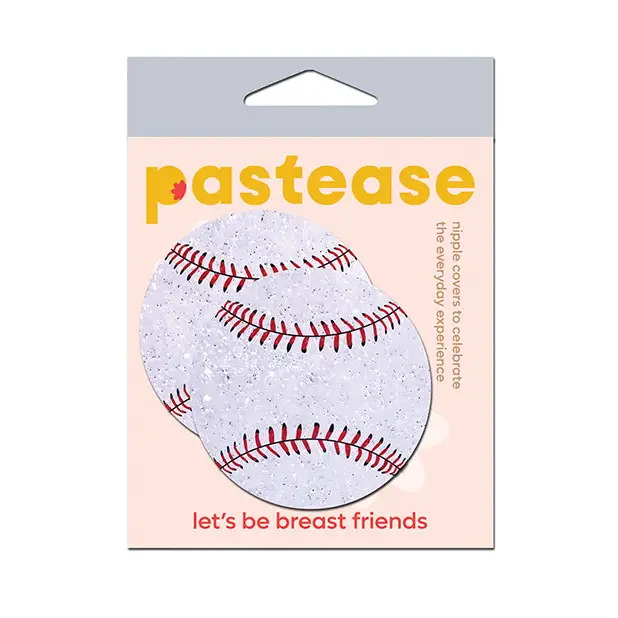 Pastease Premium Baseball Sparkly - White O/S - Lingerie - Packaged