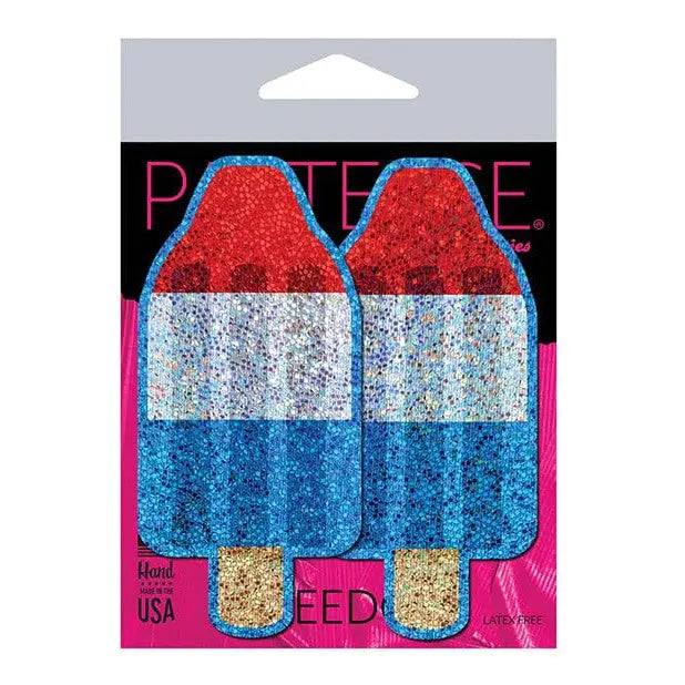 Pastease Pasties Pastease Premium Bomb Pop - Red/white/blue O/s at the Haus of Shag