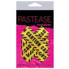 Pastease Pasties Pastease Premium Caution Cross - Black/yellow O/s at the Haus of Shag