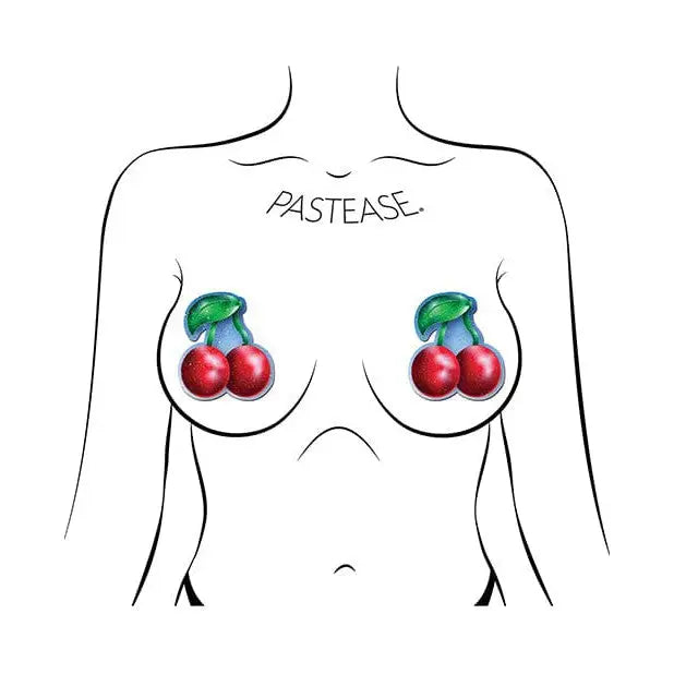 Pastease Pasties Pastease Premium Cherries - Bright Red O/s at the Haus of Shag