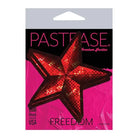 Pastease Pasties Pastease Premium Diamond Thom Disco Nautical Star - Red O/s at the Haus of Shag