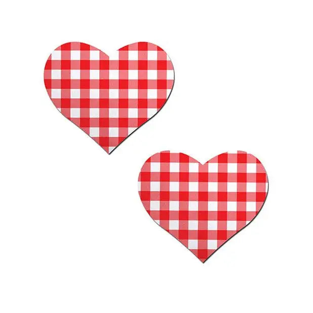 Pastease Pasties Pastease Premium Gingham Heart - O/s at the Haus of Shag