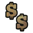 Pastease Pasties Pastease Premium Glitter Dollar Sign - Gold O/s at the Haus of Shag