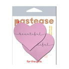 Pastease Premium Heart Beautiful - Pink O/S - Lingerie - Packaged