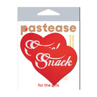 Pastease Premium Heart Snack - Red O/s - Pasties