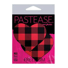 Pastease Pasties Pastease Premium Holiday Hearts  - Plaid O/s at the Haus of Shag