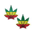 Pastease Pasties Pastease Premium Marijuana Leafs - Rasta O/s at the Haus of Shag