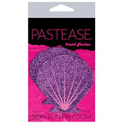 Pastease Pasties Pastease Premium Mermaid Glitter Seashell - Purple/pink O/s at the Haus of Shag