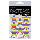 Pastease Pasties Pastease Premium Mini Rainbow Stars - Pack Of 8 O/s at the Haus of Shag