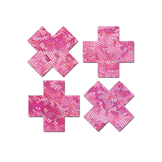 Pastease Premium Petites Disco Plus X - Pink O/s Pack Of 2 Pair - Pasties