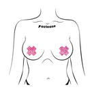 Pastease Premium Petites Disco Plus X - Pink O/s Pack Of 2 Pair - Pasties