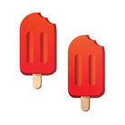 Red Pastease Premium Popsicle Ice Pop with wooden sticks and vertical indentations