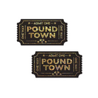 Pastease Premium Pound Town Glitter - Black O/S - Lingerie - Packaged