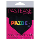 Pastease Pasties Pastease Premium Pride  - Rainbow/black O/s at the Haus of Shag