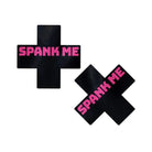 Pastease Pasties Pastease Premium Spank Me Plus - Black/pink O/s at the Haus of Shag