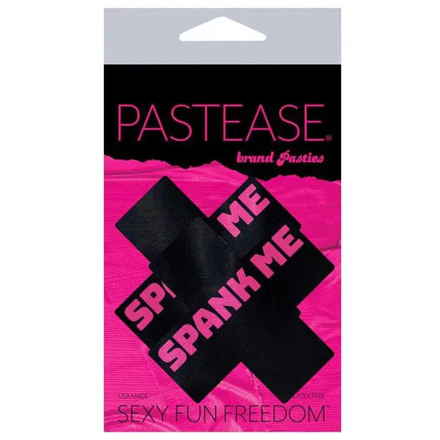 Pastease Pasties Pastease Premium Spank Me Plus - Black/pink O/s at the Haus of Shag