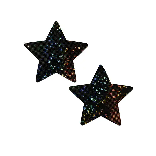 Pastease Star Black Disco Ball Fuller Coverage - Pasties