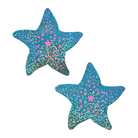 Pastease Twinkling Aqua & Pink Starfish - Pasties