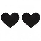 Pasties Black Satin Heart - Pasties