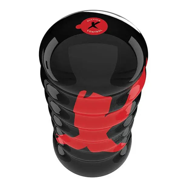 PDX Elite Air Tight water bottle with red star design for advanced manual suction stroker