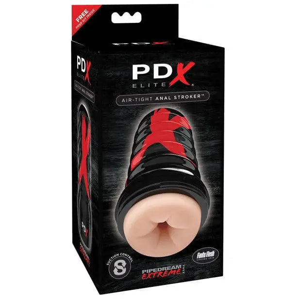 PDX Elite Air Tight: Extreme Vibrating Anal Device and Manual Suction Stroker in One