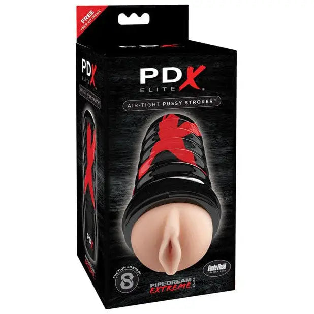 PDX Elite Air Tight Manual Suction Stroker showcasing ’pdx flesh bust str’