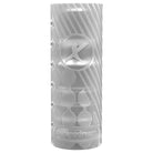 PDX Elite EZ Grip Clear Stroker white plastic bottle with white and black design