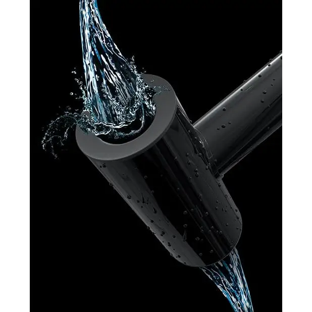 PDX Elite Hydrobator waterproof stroker water pipe with black background