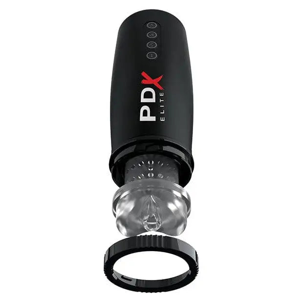 PDX Elite Moto-Bator 2 Sucking and Thrusting Stroker with DX portable water filter