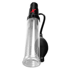 PDX Elite Suck-N-Pump Stroker’s water bottle with black handle and red star