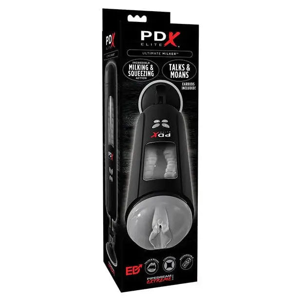 PDX Elite Ultimate Milker product packaging for the DX - X flashlight hands-free sleeve