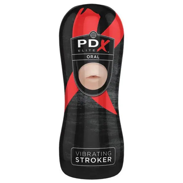PDX Elite Vibrating Reusable Stroker with Pro Pro Gel for optimal geling experience