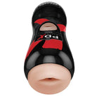 Close-up of the PDX Elite Vibrating Reusable Stroker shoe section
