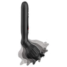 The PDX Elite Vibrating Roto-Sucker device in black and white